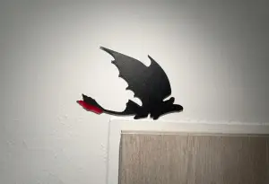 Night Fury Toothless door decor.