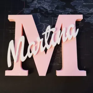 INICIAL M CON NOMBRE MARTINA
