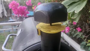 Pellet Smoker Chimney closer