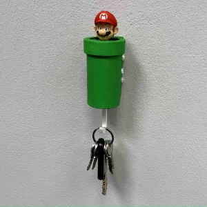 SUPER MARIO PIPE KEY HANGER - MARIO