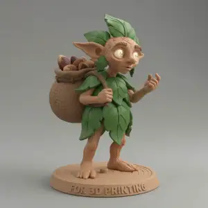 🍃 Leafkin Forager – Forest Sprite Gatherer