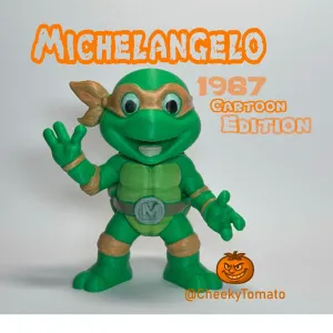 Michelangelo – TMNT 1987 DeskBuddy Figurine