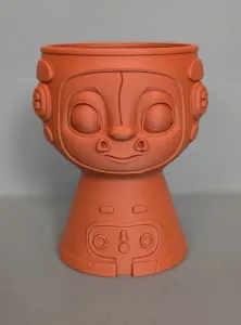Character Brush Holder / Decorative Desk Container