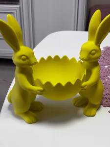 Easter bunny egg bowl