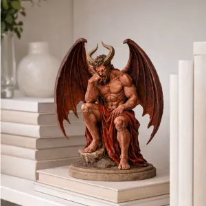 Demon Statue STL for 3D Printing | Detailed Fantasy Sculptur