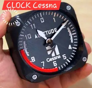 CLOCK Cessna 182