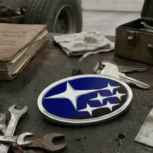 Subaru Logo Keychain – 3 Color / Single Color Option