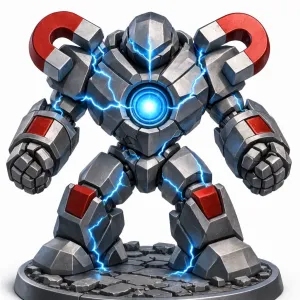 MAGNEX GOLEM CON IMAN