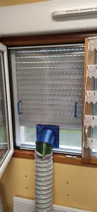 125 mm duct end wall mount