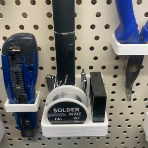 Soldering Iron PegBoard Organizer