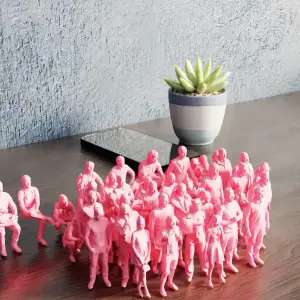 Super Collection of Miniature People – 194 Figures
