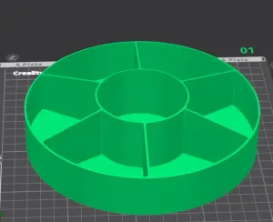 Round organizer
