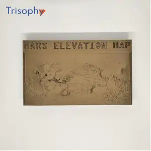 MARS ELEVATION MAP