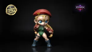 Cammy Funko STL Street Fighter Figure Chibi Fighter 3D Print