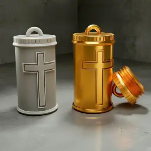 (FREE) Cross Container Pendant - Ideal for Small Treasures
