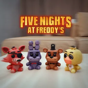 FIVE NIGHTS AT FREDDY’S FUNKO KEYCHAIN PACK!