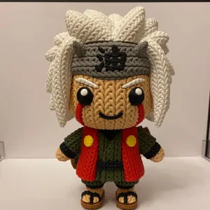 Chibi knitted Jiraiya