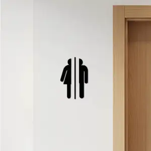 WC, Toilet Sign, Restroom