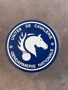 Emblem of the cavalry unit of the national gendarmerie