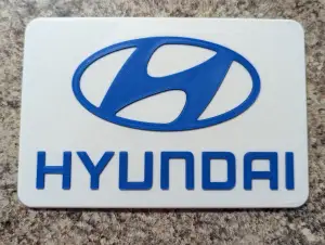 Hyundai Sign / Plaque