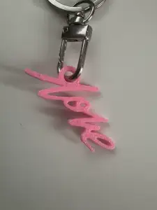 Love Lettering Decorative Keychain