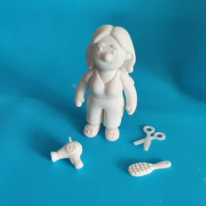 Hairstylist with accessoires