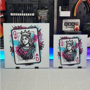Graffiti Queen of Hearts – Hueforge – 4 Colors