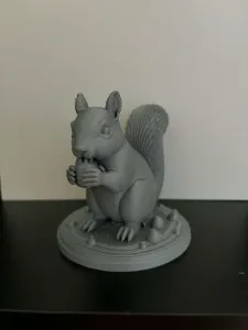 Cute Squirrel Figurine- Woodland Animal Desk Decor