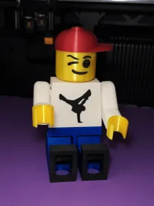 LEGO-Style Breakdancer Fan Art