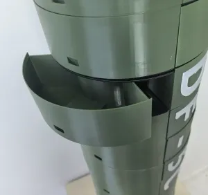 东风-5C废旧料盘终结者 废旧料盘变废为宝料盘收纳盒架客厅房间装饰武器收纳磁吸收纳