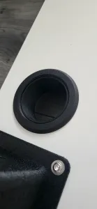 Desk cable hole