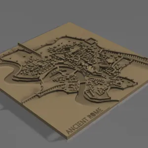 1:7500 Scale Map of Ancient Rome