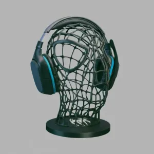 Headphone stand - abstract Spider-Man