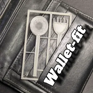 Simple Wallet Silverware Card :)
