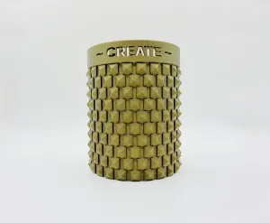 CREATE Textured Desk Organizer Cup