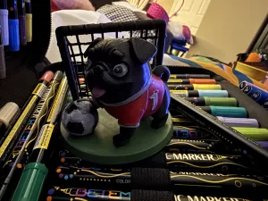 Pug Goalie Anime