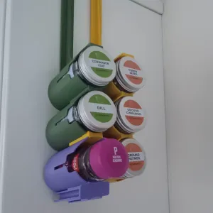 Modular Round Spice Rack System