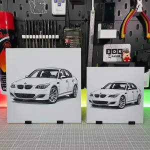 BMW M5 E60 – Hueforge – 3 Colors