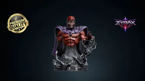 Magneto Bust STL X-Men 3D Print Sculpture