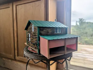 Highly Detailed Log Cabin Lamp Kit