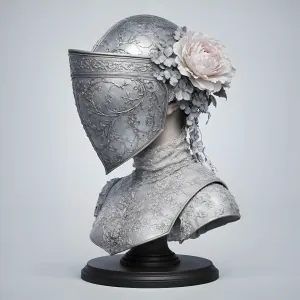 Floral Armored Elegance
