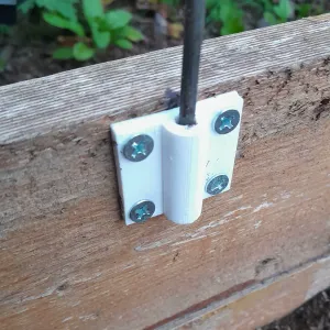 Steel rod holder