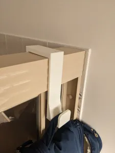 Hook for shower wall 71mm