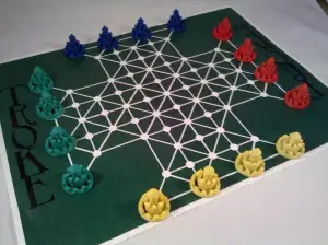 Troke Game Pieces and Board 3D Print and Play