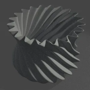 Spiral Pattern Plant Pot (Vase)