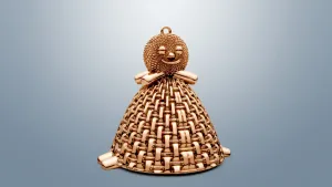 Weave Textured Toy Ornament