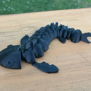 Articulated cute snakehead