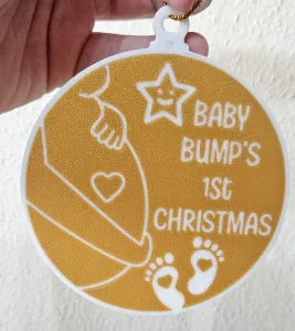 Bumps First Christmas Ornament