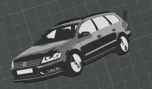 Keychain VW Passat B7 variant