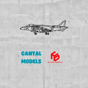 HARRIER JUMP JET #3 | 2D WALL ART